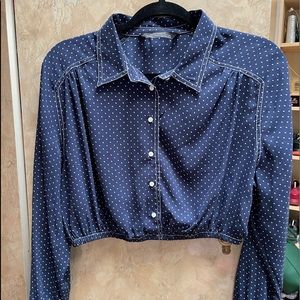 NWOT:  Zara Woman Crop Top Size Large